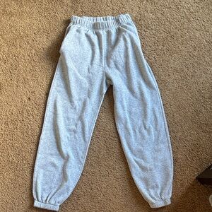 Gray Elastic Waist Joggers - Classic Comfort